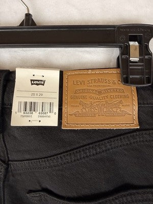 Levis Ribcage Straight Ankle Jeans 29 Womens 25x29 Black Levi’s New NWT