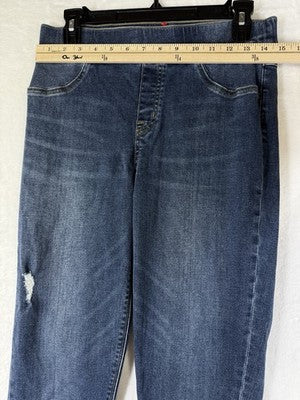 Spanx Jeans Large Pull On Skinny Blue