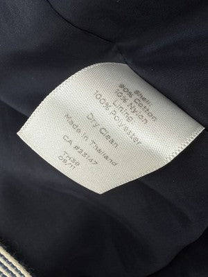 Talbots Pencil Skirt 10 Navy Blue Striped Womens A Line