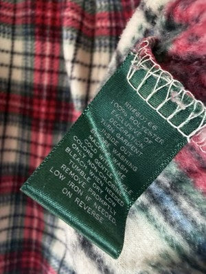 Lauren Ralph Lauren XL Pajamas Fleece Red Plaid Pajama Set Women