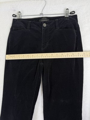 Talbots Velvet Pants 2 Petite Black Velveteen 5 Pocket Heritage Womens 2P