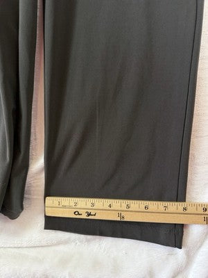 Clara Sun Woo Signature Pants XL Gray Pull On Straight Leg Sunwoo Womens