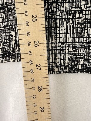 Marla Wynne Pants 12 Pull On Black White Ankle MarlaWynne Tummy Control