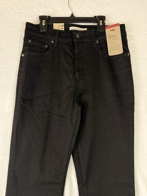 Levis 725 High Rise Bootcut 29 Jeans Womens Black 29x32 Levi’s New NWT