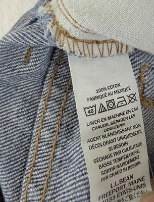 LL Bean Jeans Mens Classic Fit 36x32 Blue Denim LLBean