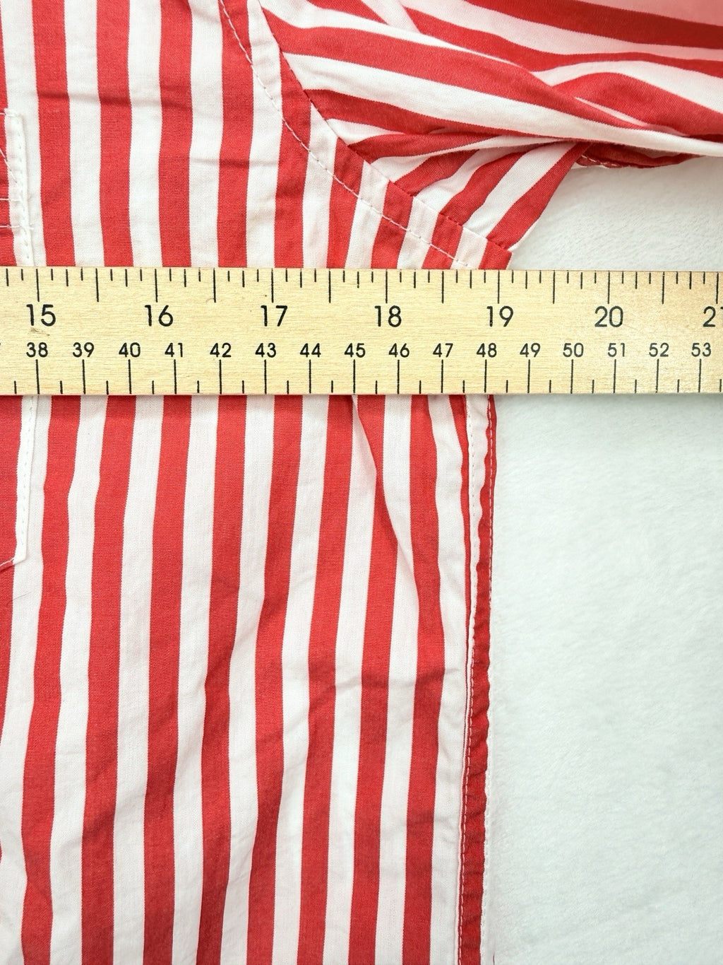 J Crew Womens Button Up Shirt 2 Red Striped Classic Fit Cotton Long Sleeve New