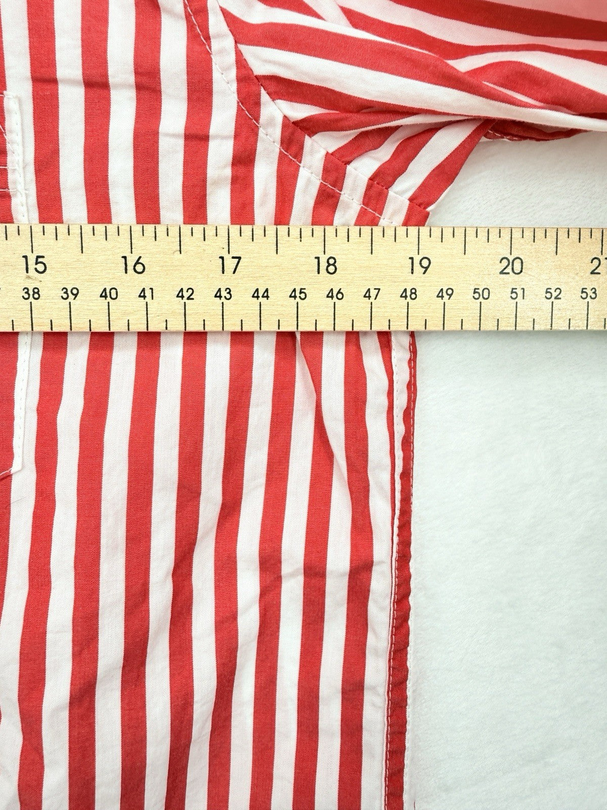 J Crew Womens Button Up Shirt 2 Red Striped Classic Fit Cotton Long Sleeve New