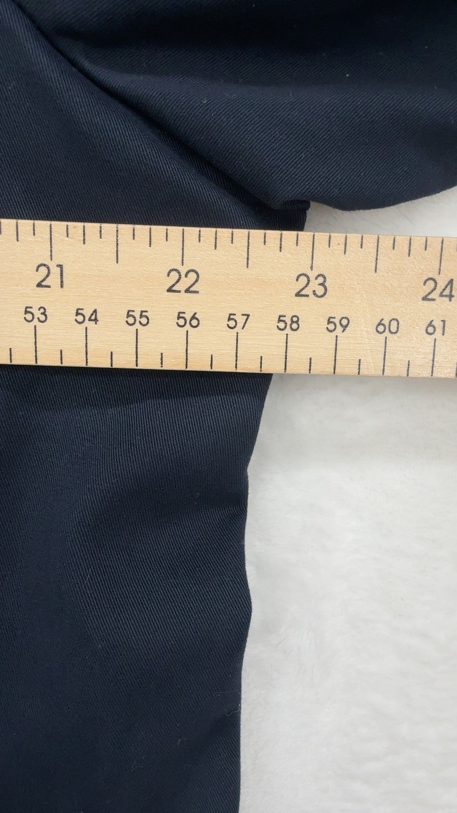 LL Bean Blazer 42R 100% Cotton Jacket  Navy Blue 2 Button Mens Sportcoat
