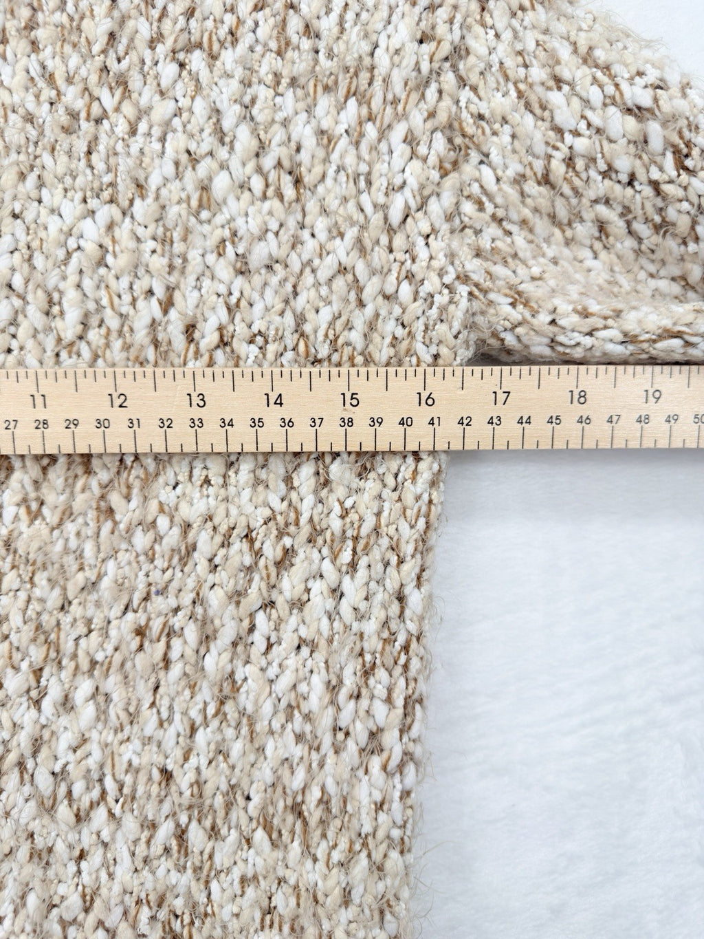 Philosophy Sweater XS Chunky Popcorn Knit Beige Long Sleeve Tops Womens