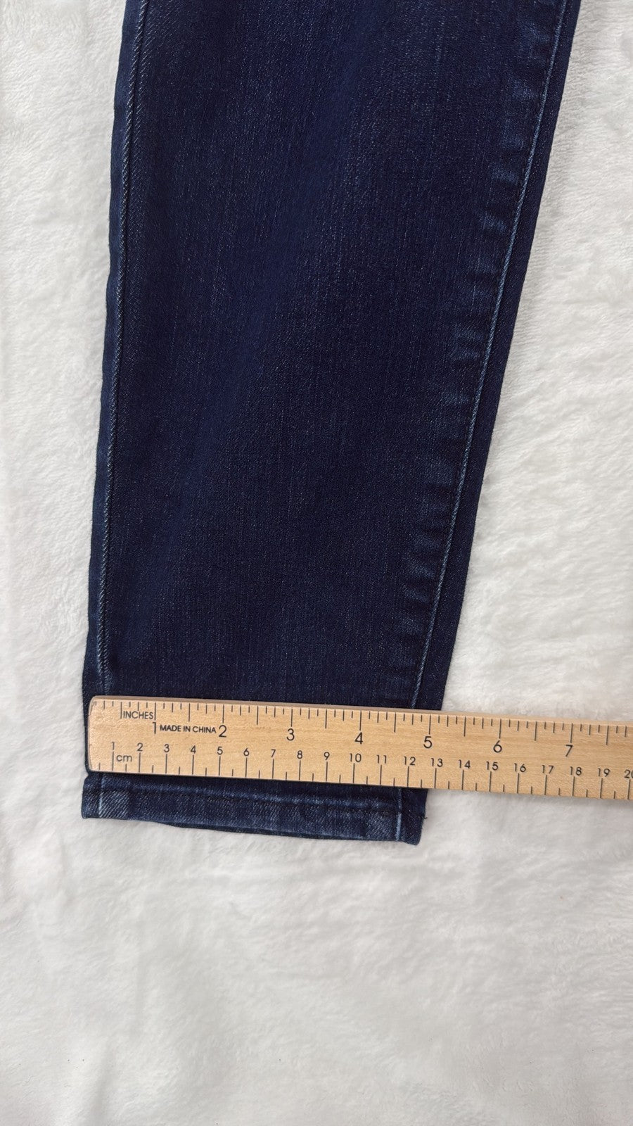 Talbots Pull On Jegging Jeans 10 Womens Dark Blue Stretch Denim