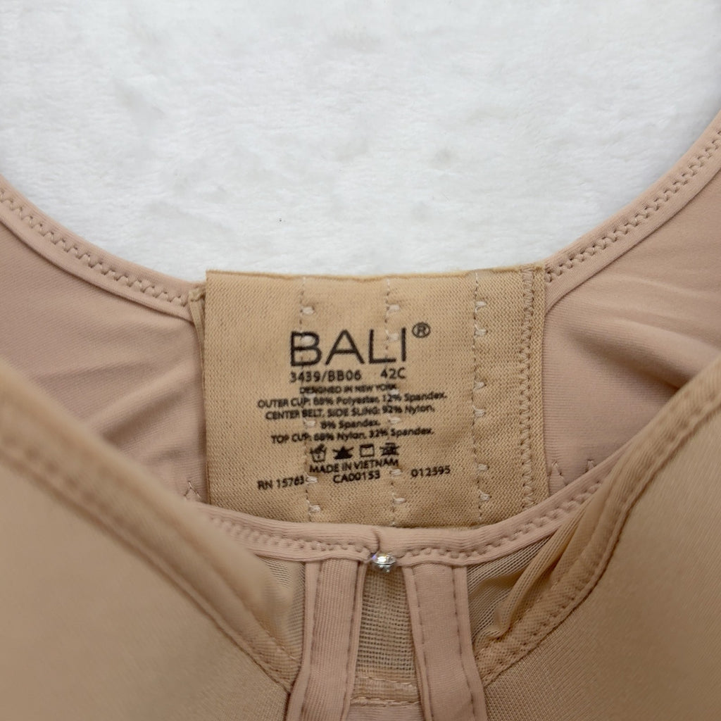 Bali Bra 42c 3439 Smoothing Underwire One Smooth U Womens Beige