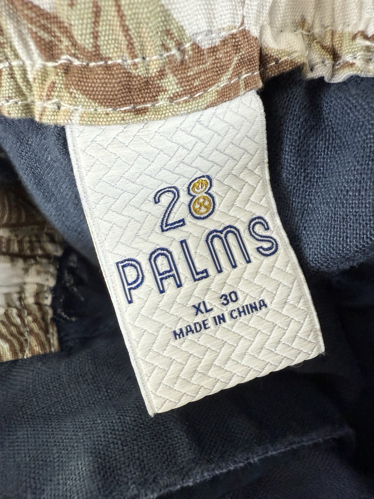 28 Palms Linen Pants XL 30 Womens Blue 100% Linen