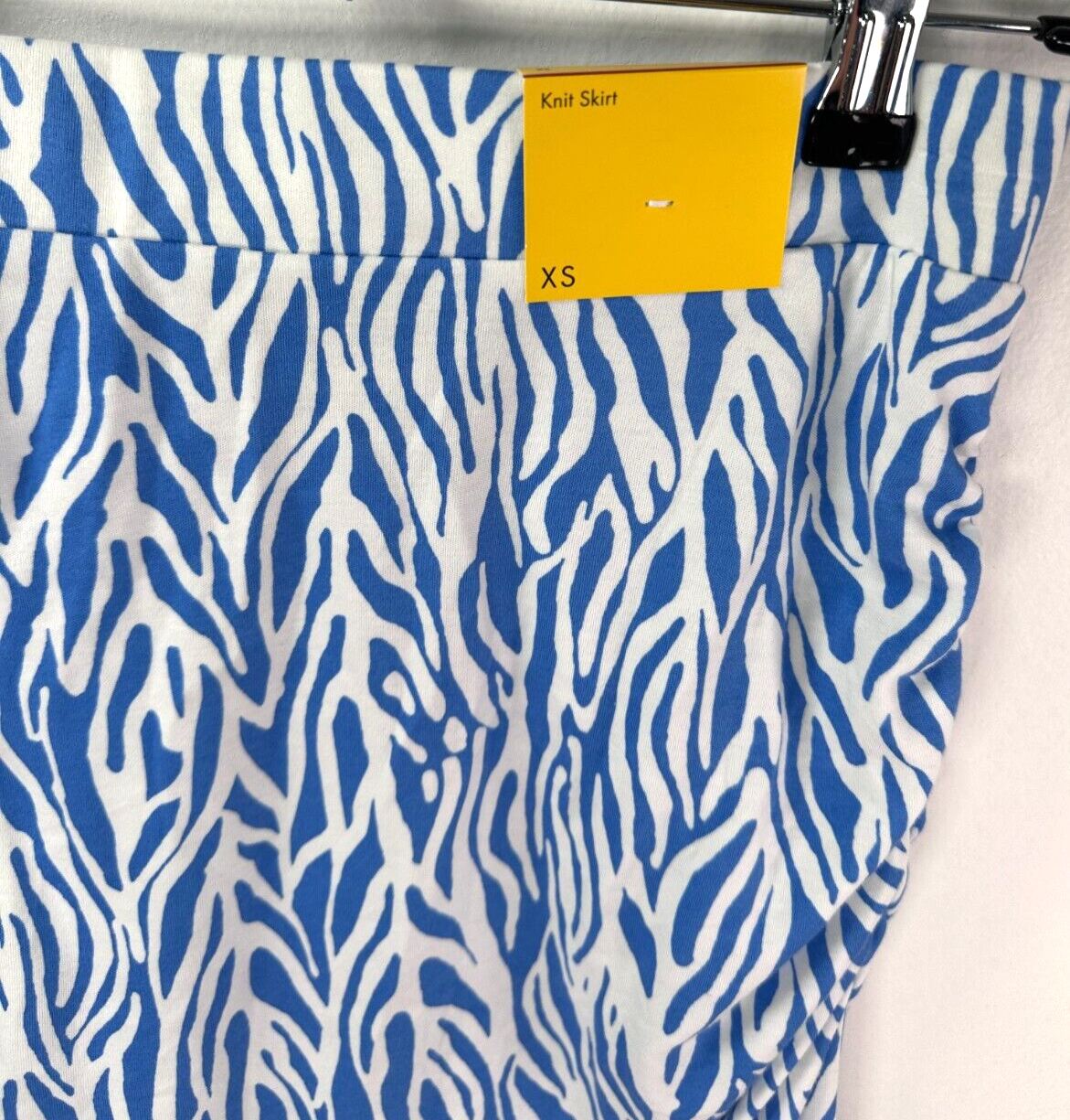 DVF for Target XS Women's Sea Twig Blue Knit Skirt Diane Von Furstenberg NEW