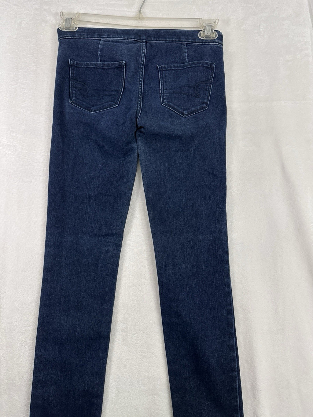 American Eagle Jeans 2 Jegging Pull On Stretch Denim Blue Womens