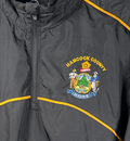Hancock County Maine Windbreaker Jacket 1/4 Zip Mens Pullover Black Medium