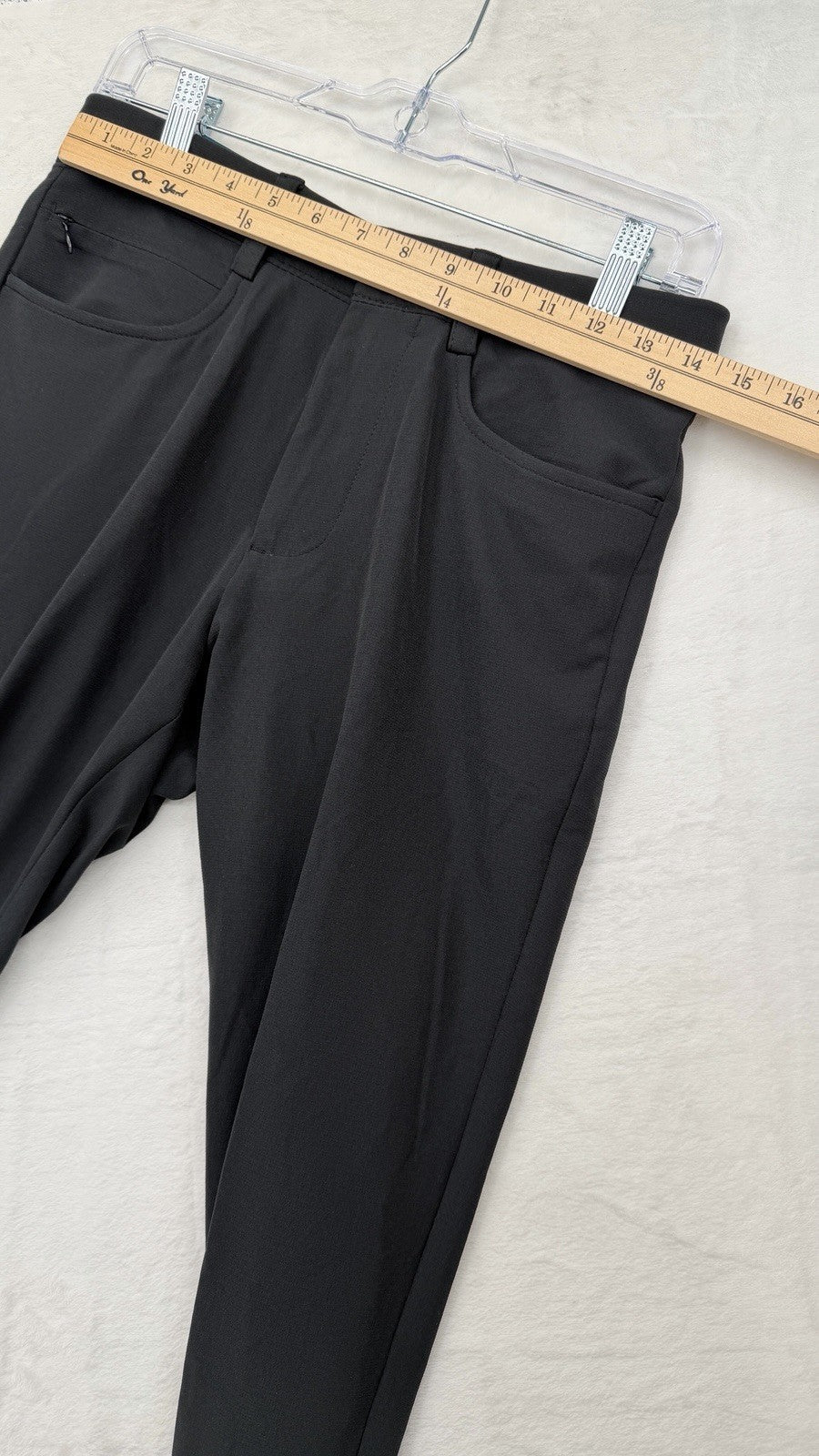 Haggar Active Series Pants 28x30 Men’s Black 5 Pocket Slim Fit New