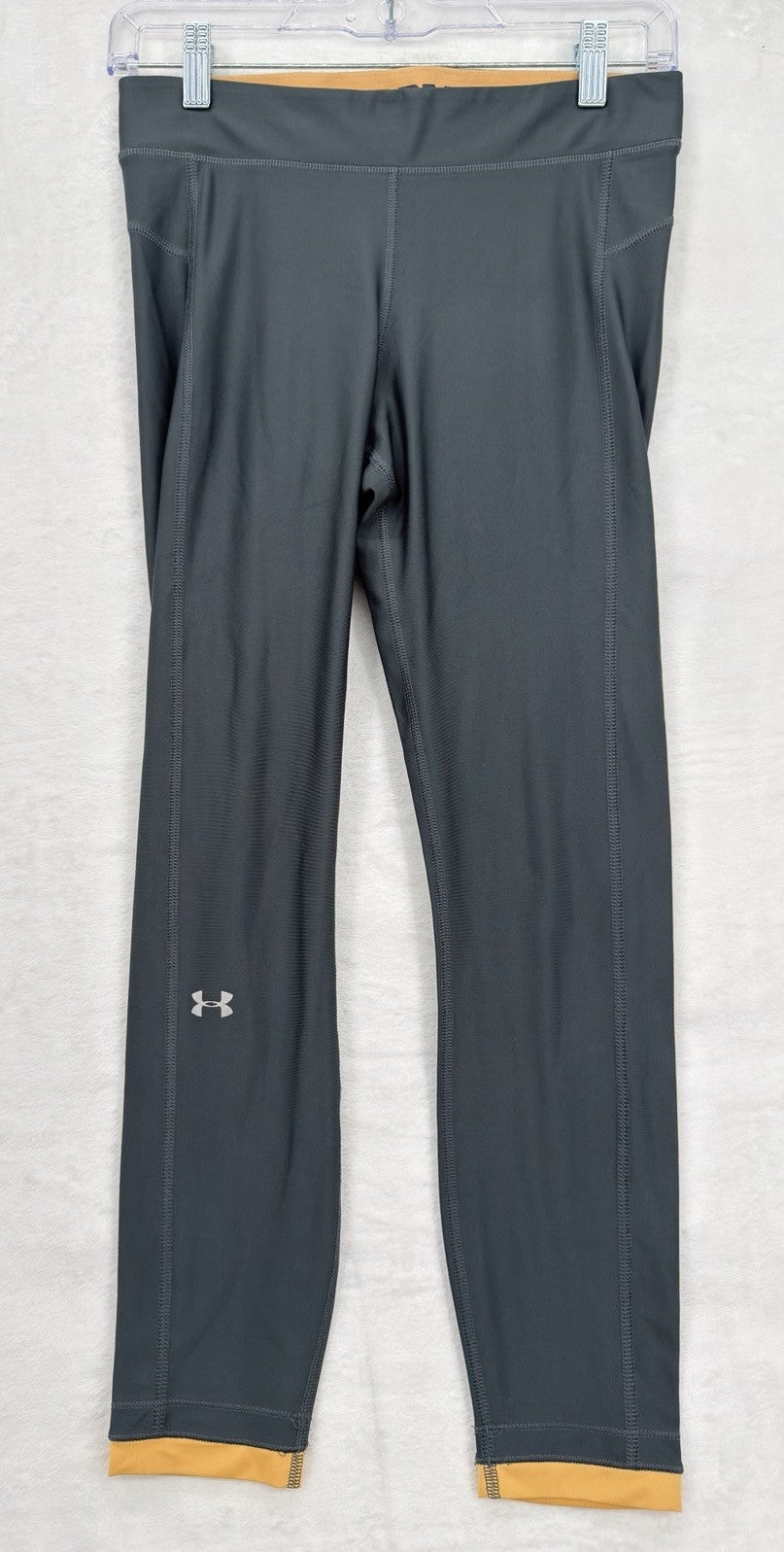 Under Armour Compression Leggings Medium Gray Heat Gear