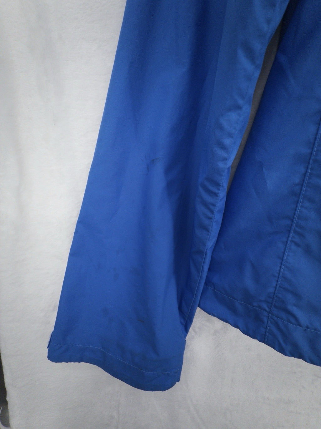 Columbia Jacket Women Medium Blue Windbreaker Hooded Full Zip Lightweight