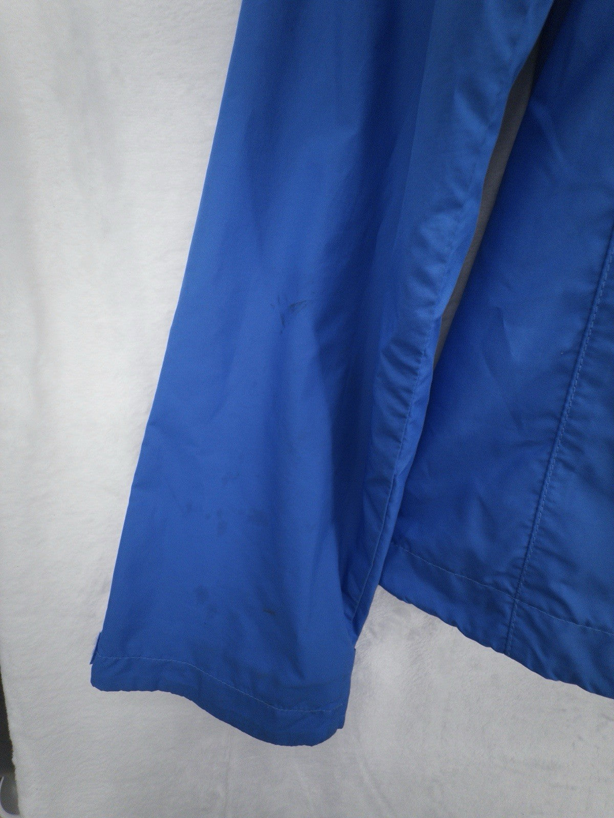 Columbia Jacket Women Medium Blue Windbreaker Hooded Full Zip Lightweight