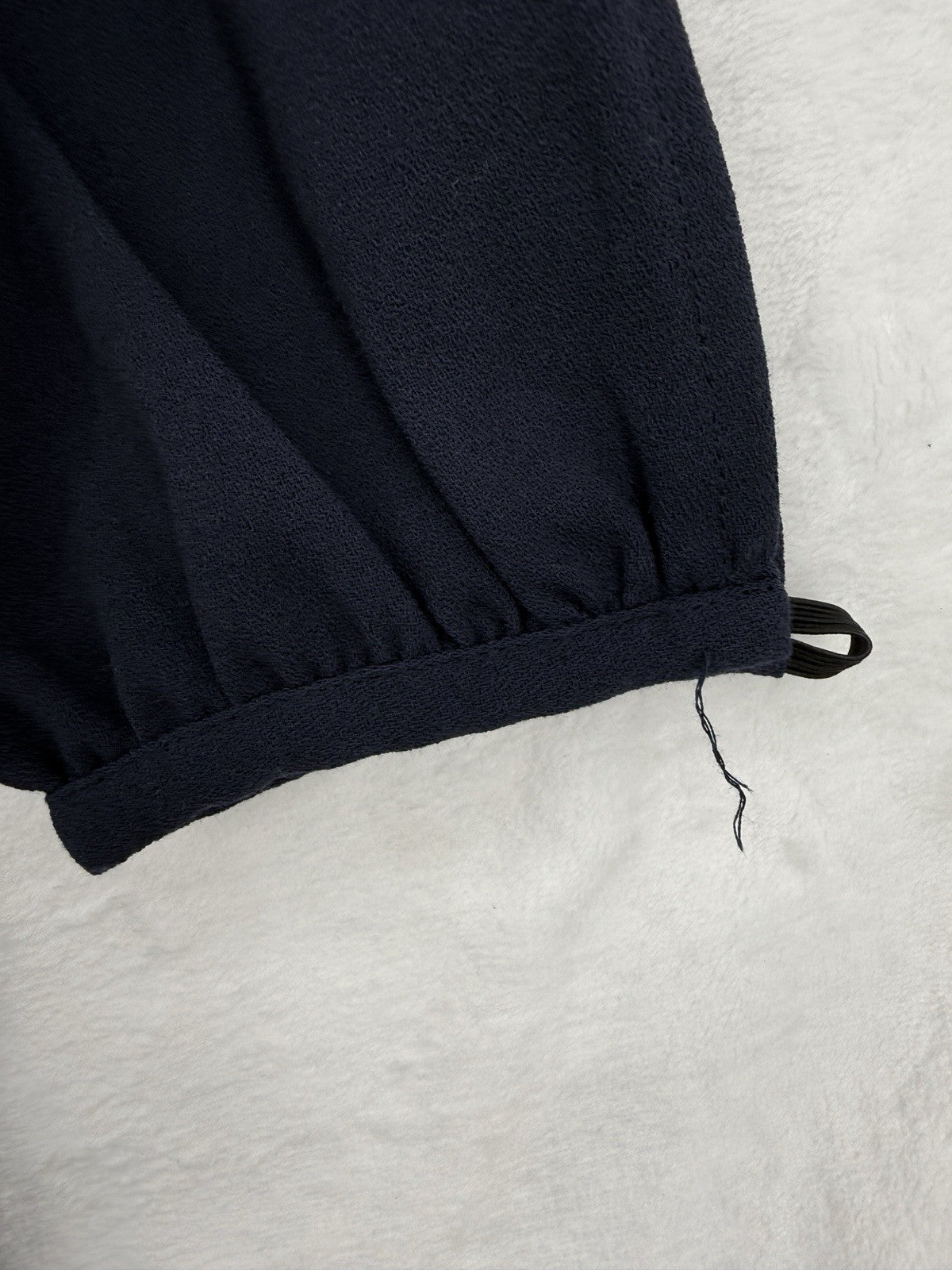 ASOS Mini Dress 4 Navy Blue Long Sleeve Shift Drop Waist Womens NWT