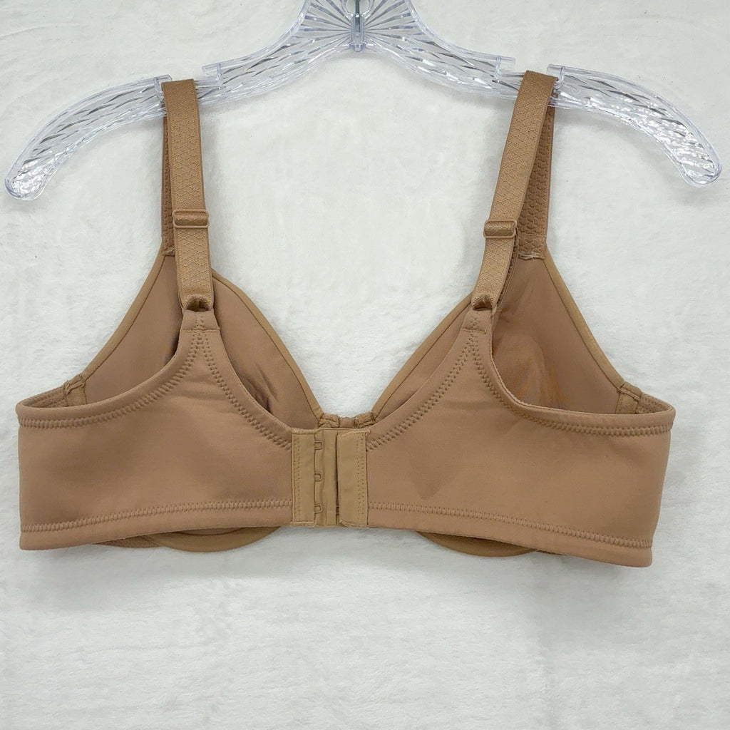Vanity Fair Bra 36C Underwire Back Smoothing Beige Backs 76080 Womens *Flaw