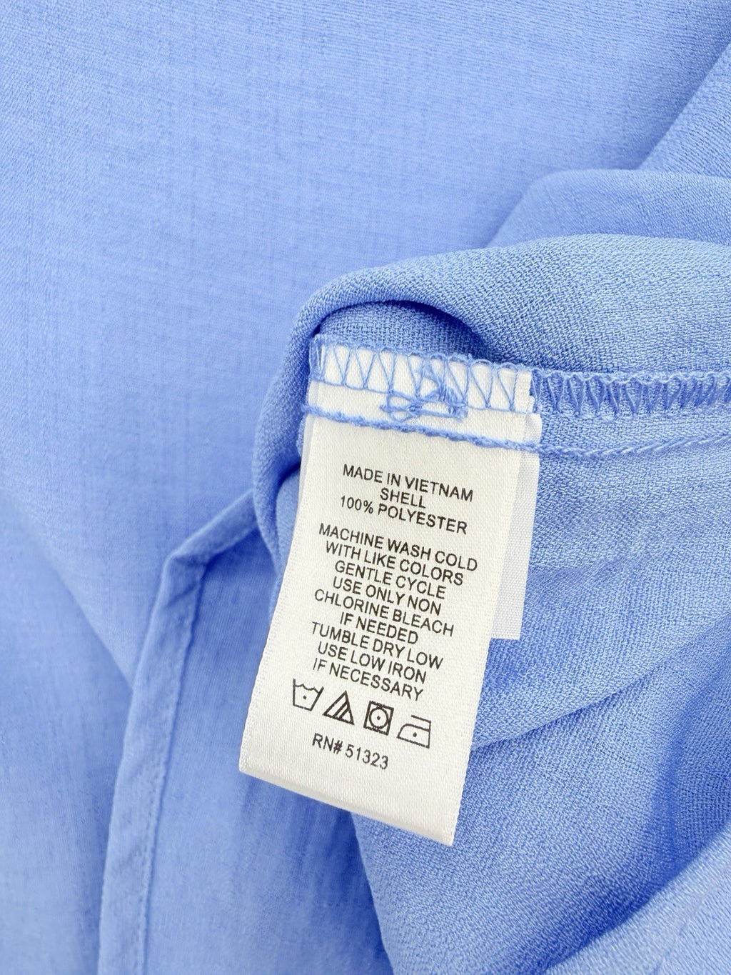 Cece Top Medium Short Sleeve Blue Blouse Womens