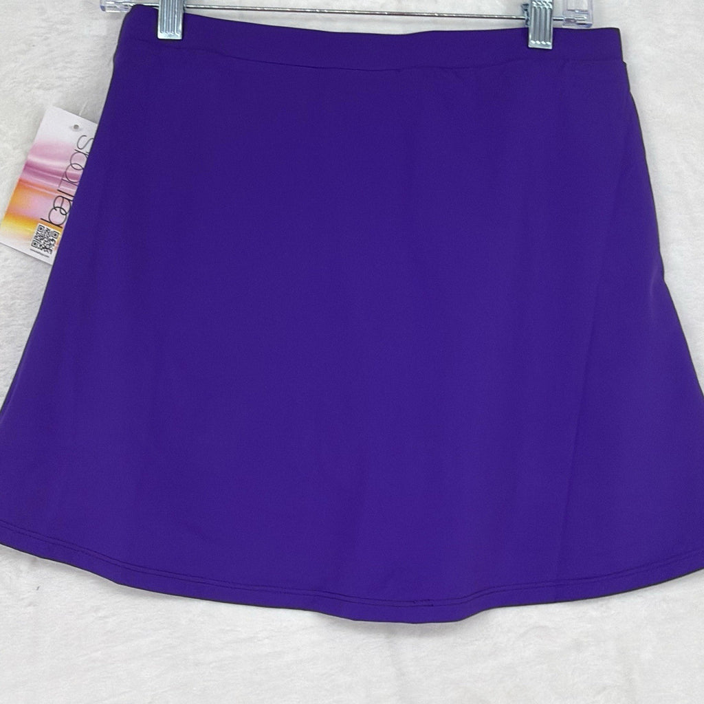 Theatricals Dance Compression Skort Large Womens Purple Lot 2 Dancewear New NWT