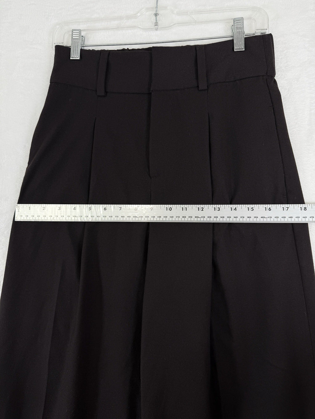 Banana Republic Wide Leg Pants 0 Dark Brown Womens