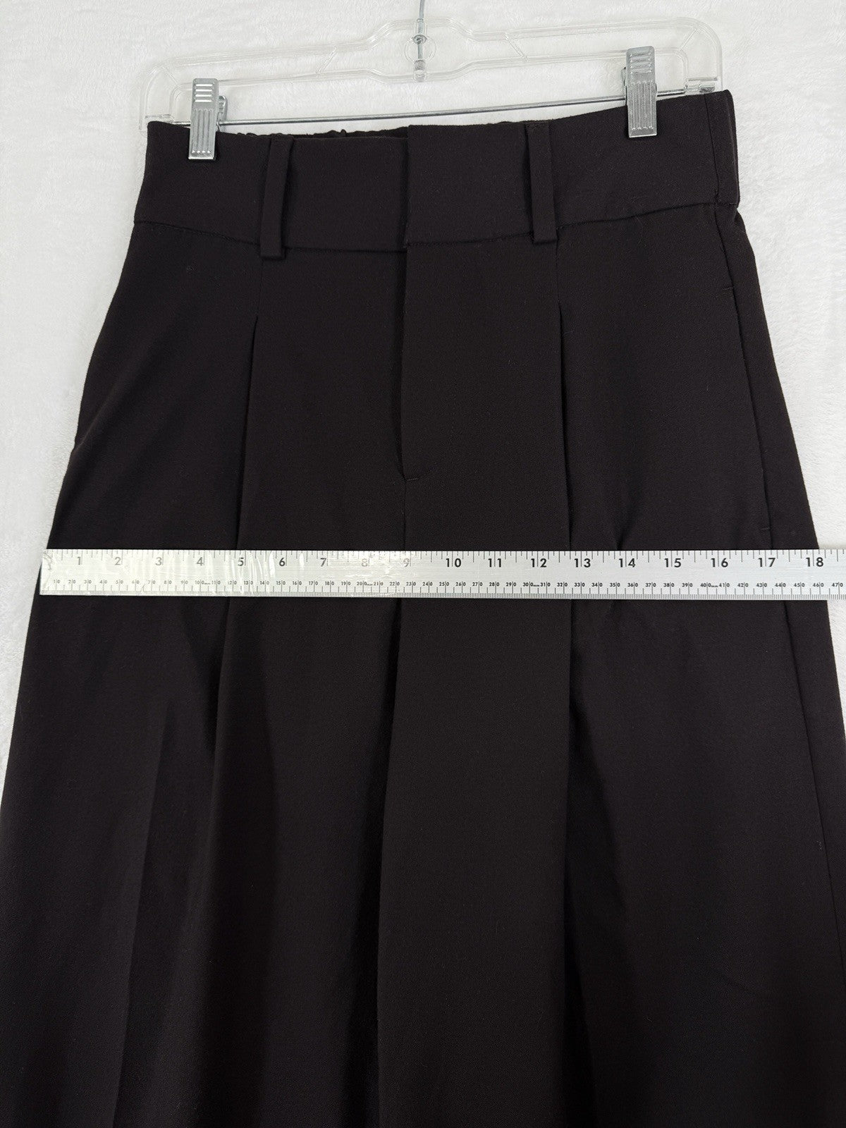 Banana Republic Wide Leg Pants 0 Dark Brown Womens