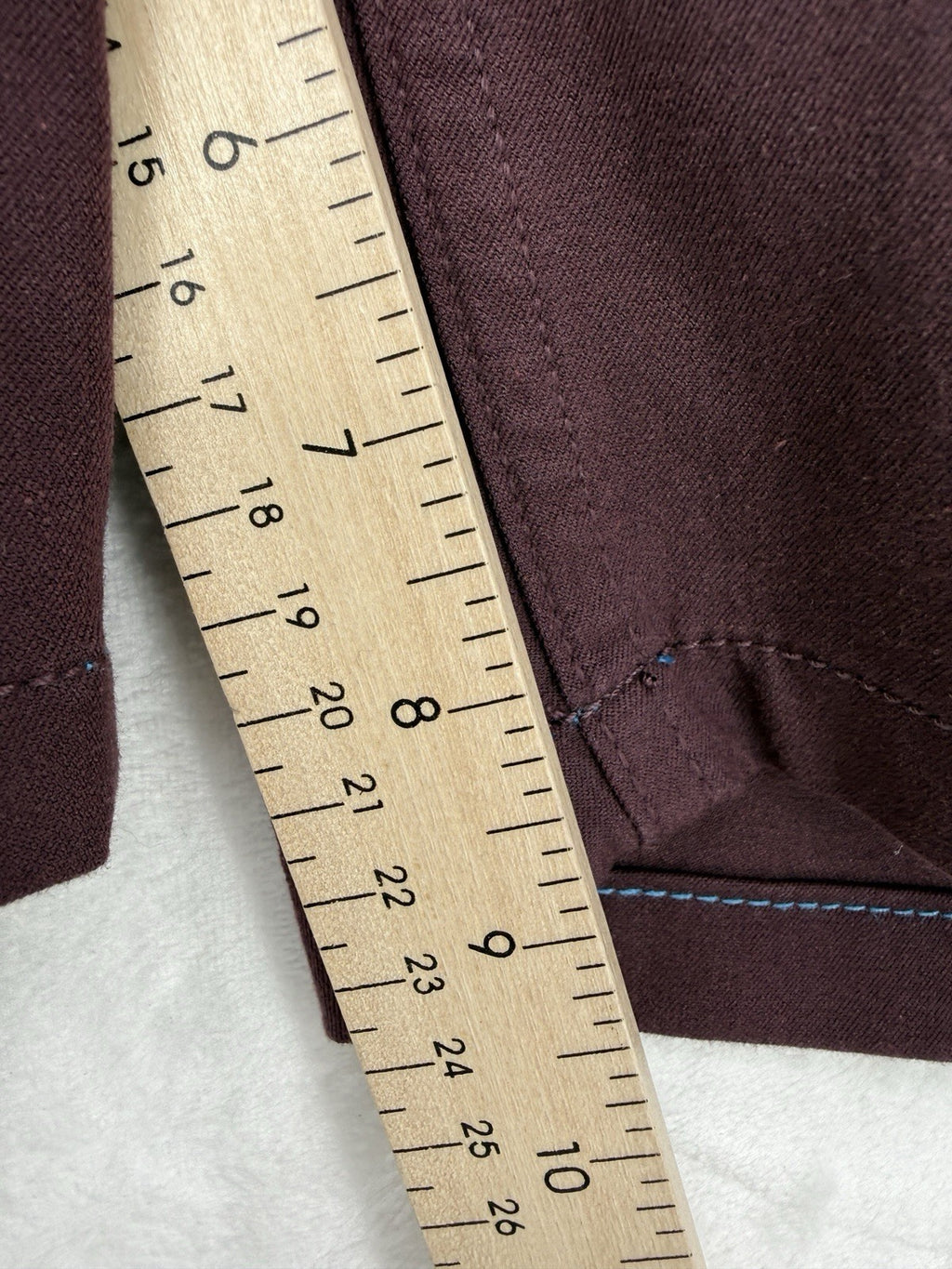 Mugsy Shorts 33 Ports 9” Maroon Chino Mens
