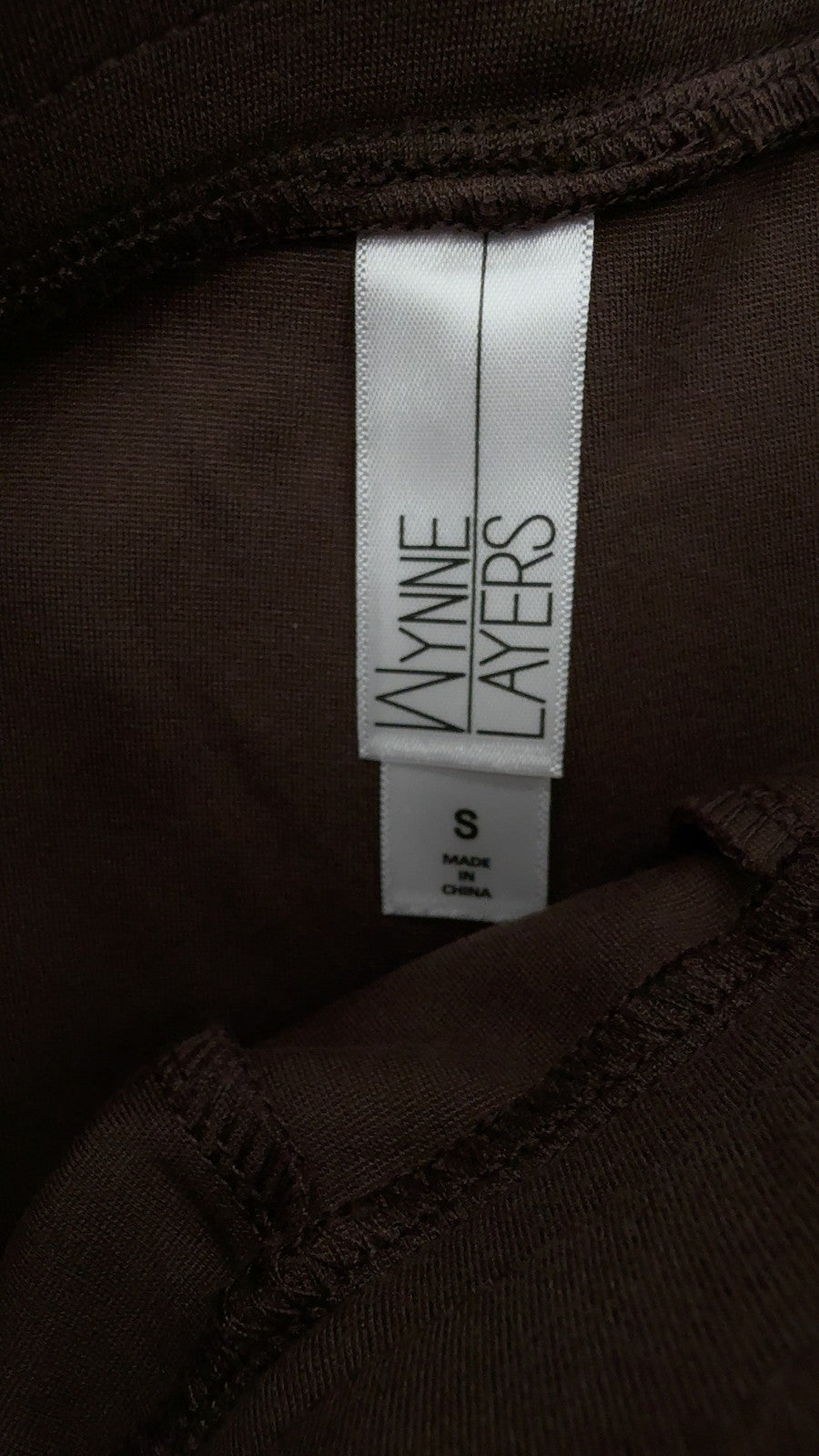 Marla Wynne Layers Pull On Pants Small Womens Brown Knit