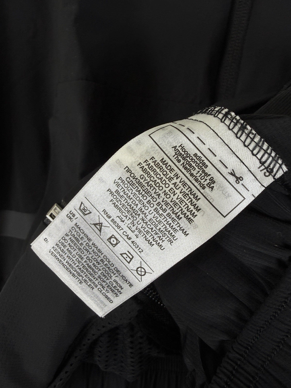 adidas Womens ZNE Woven Bomber Jacket Small Black Track Full Zip NWT New