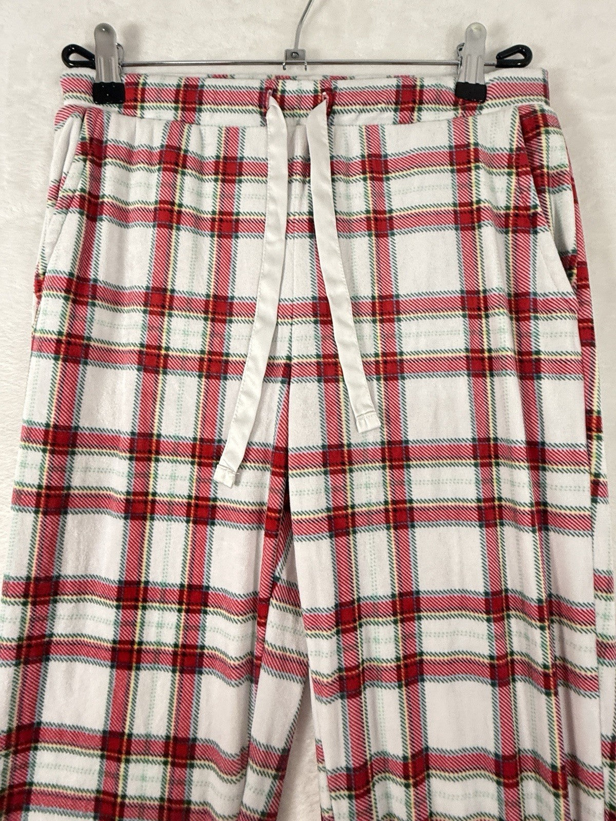 Auden Pajama Pants Small Red Plaid Flannel Soft Womens