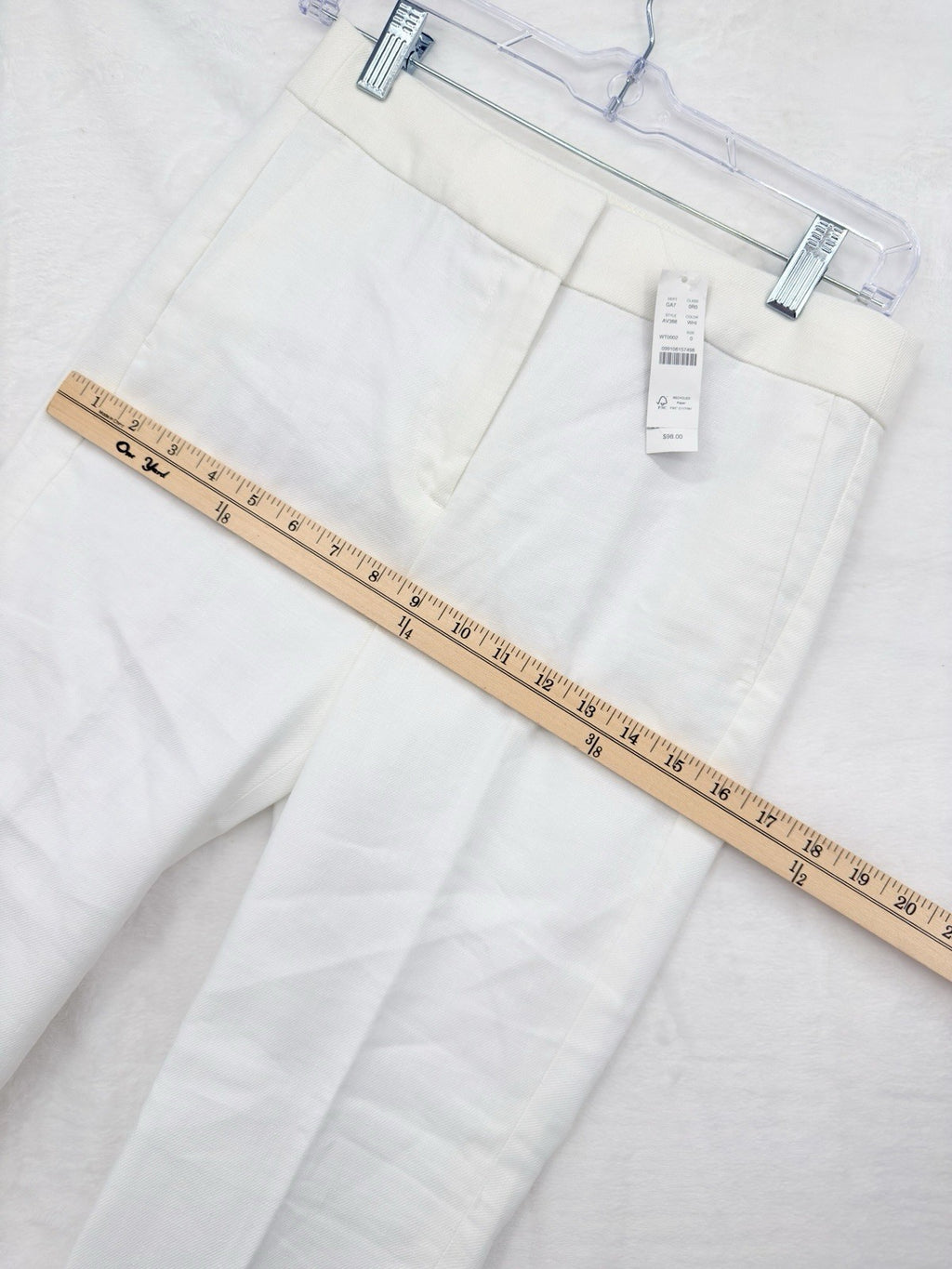 J Crew Hayden Kickout Crop Pants 0 Womens Stretch Linen White New NWT