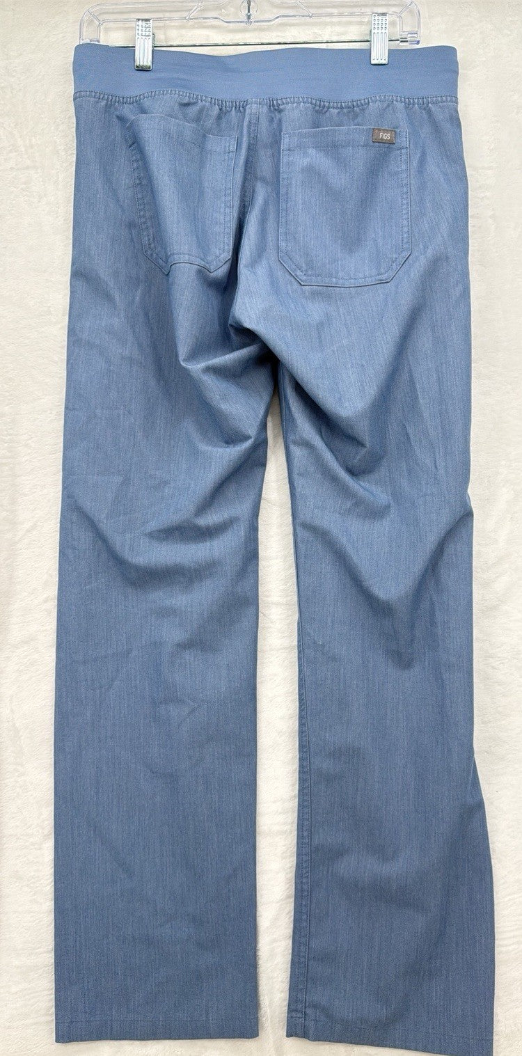 Figs Scrubs Women Small Pants Livingston  Blue Heather Indigo Limited Edition