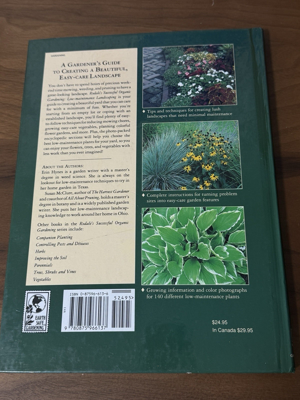 4 Rodale’s Successful Organic Gardening Books Landscaping Trees Pruning Lot