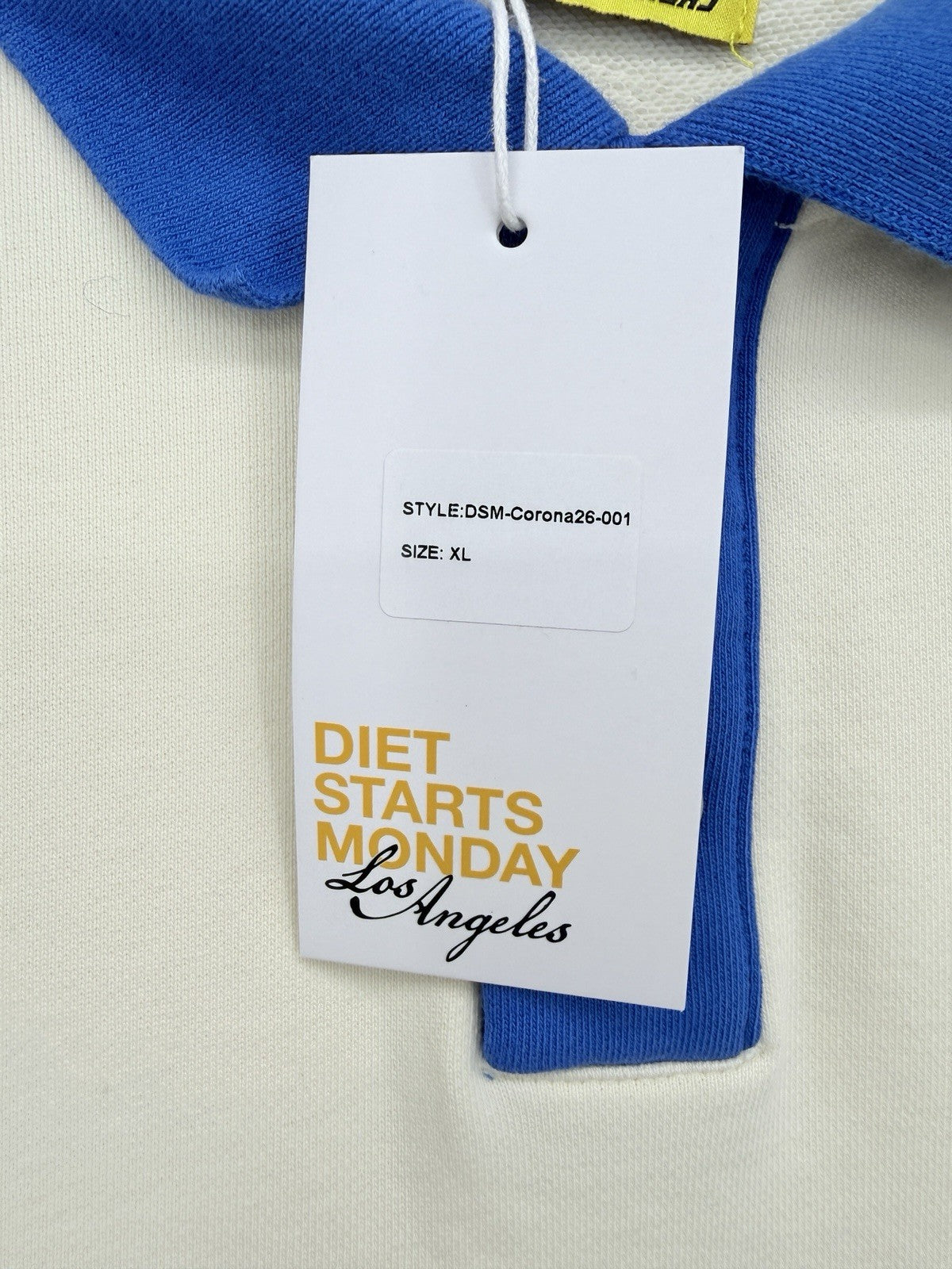 Diet Starts Monday x Corona Beach Club Polo Shirt XL Mens Short Sleeve New NWT