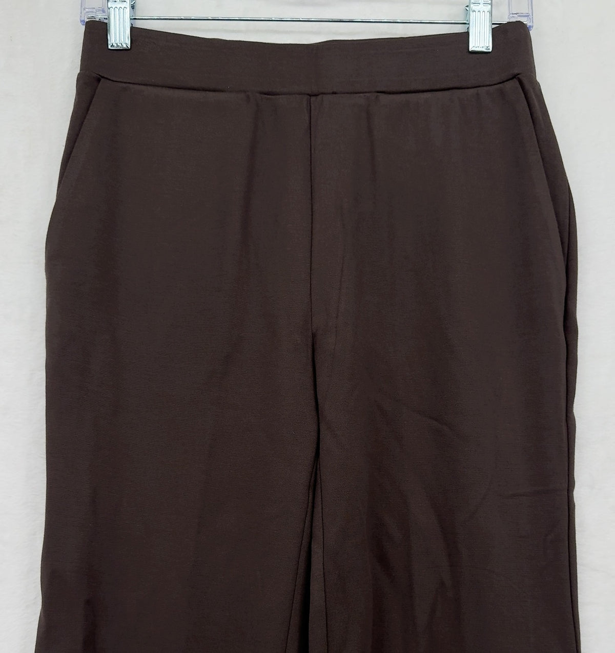 Marla Wynne Layers Pull On Pants Small Womens Brown Knit