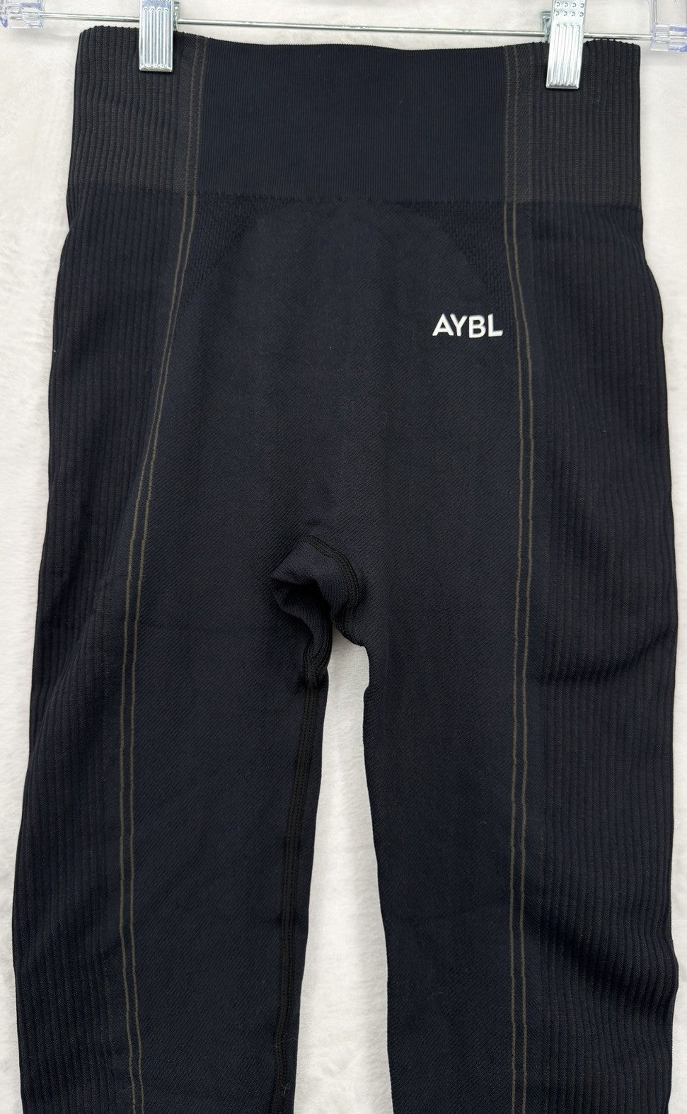 AYBL Reflex Seamless Leggings Small Black Workout Womens Gym