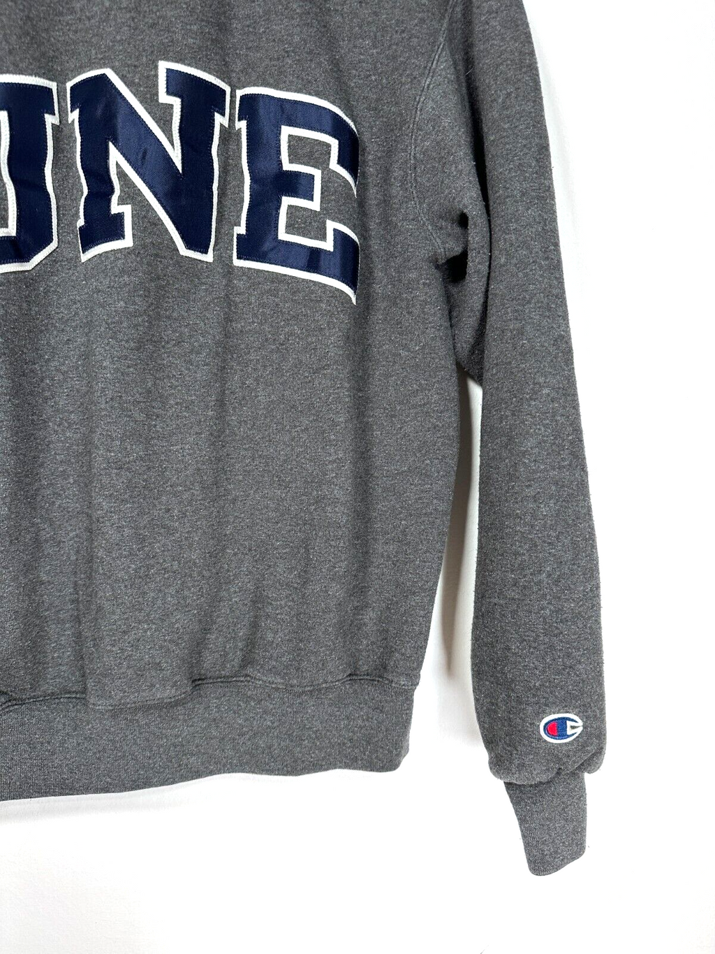 Vintage UNE University of New England Champion EcoFleece Sweatshirt Maine Small