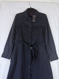 Levis Dress XS Womens Maxi Quincey Long Sleeve Maxi Snap Front Long Sleeve New