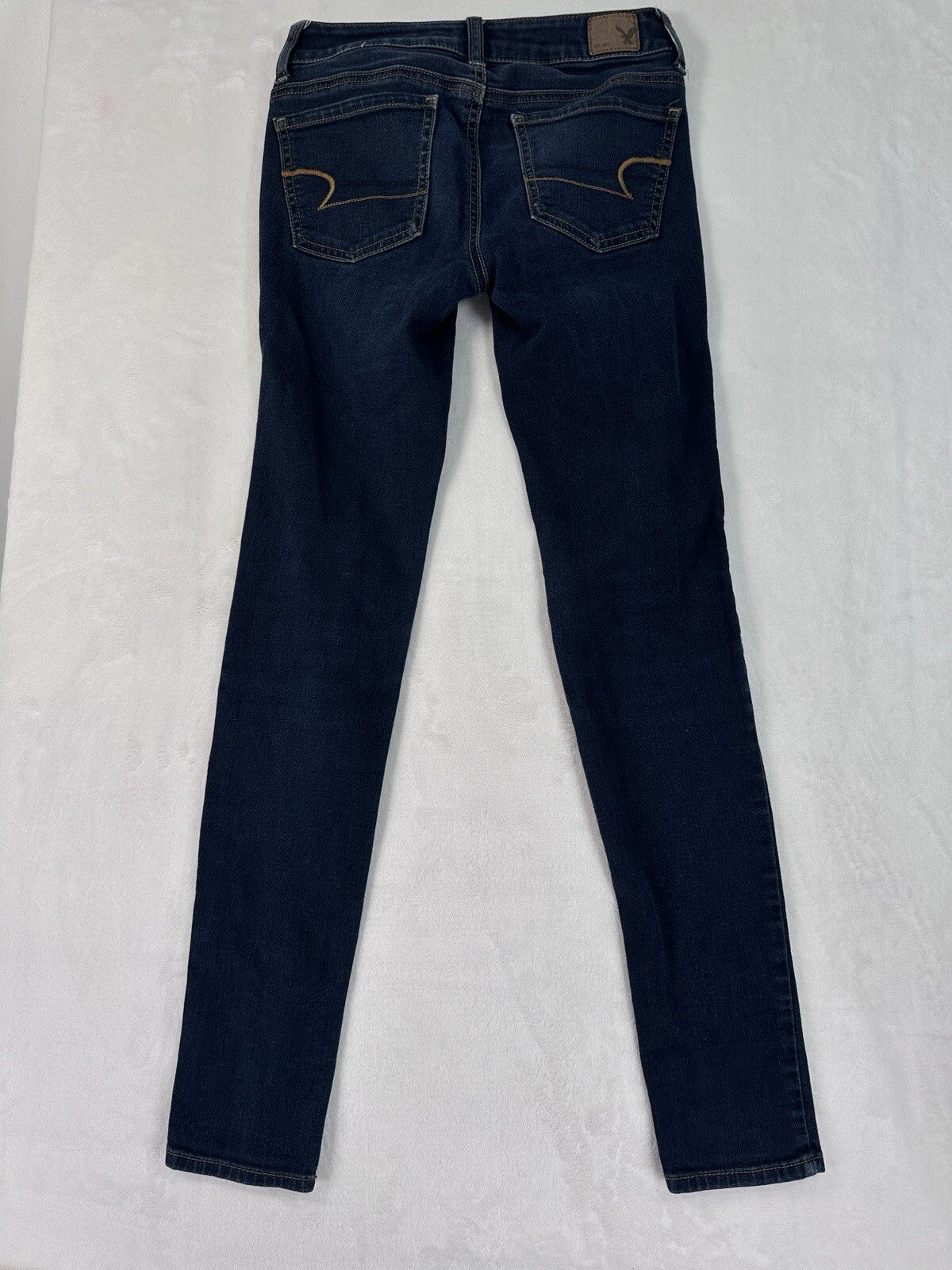 American Eagle Jeans 00 Jeggings Skinny Dark Blue Womens