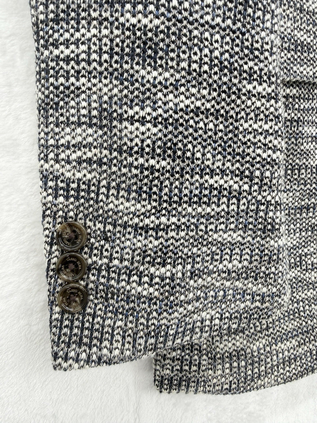 Tasso Elba XL Men's Classic Fit Knit Blazer Sport Coat Gray Blue Jacket