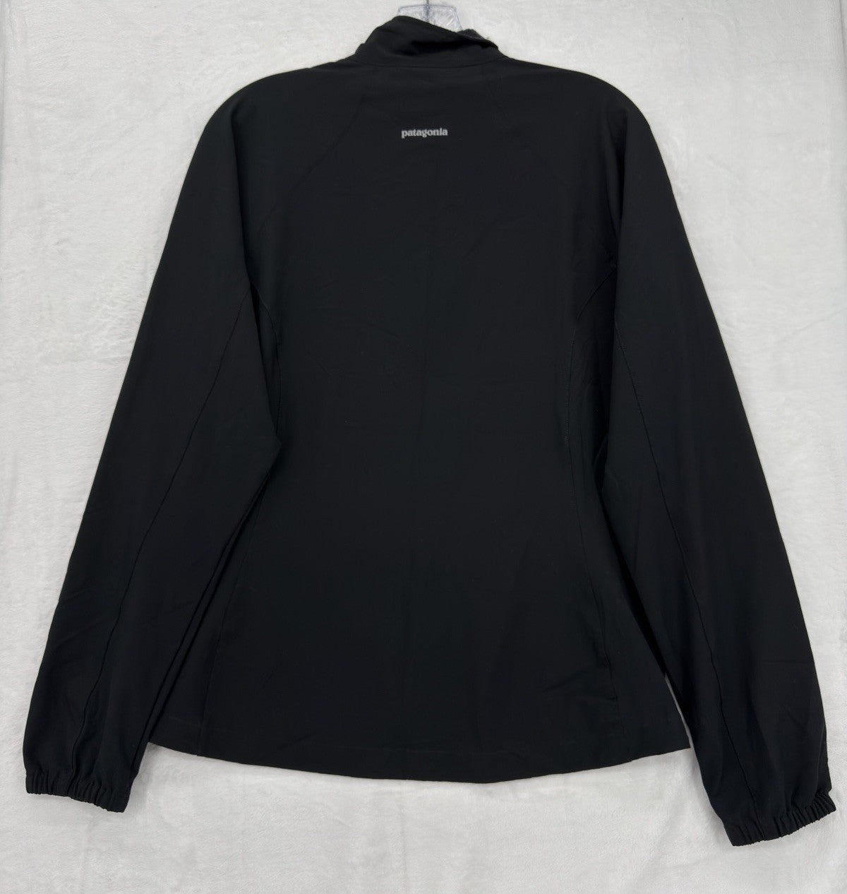 Patagonia Womens Medium Jacket Soft Shell Adze Full Zip Jacket Windproof Black