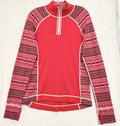 Dakini Sweater XL Womens Kini 100% Merino Wool 1/4 Zip Base Layer Fair Isle Ski
