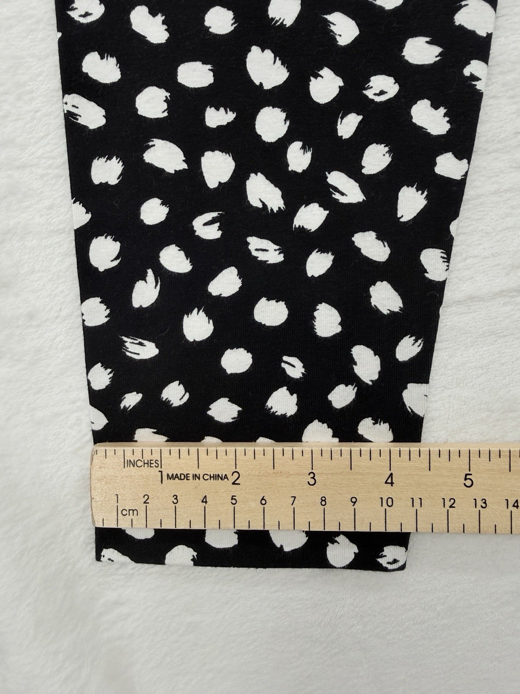 J Crew Everyday Leggings Small Black White Polka Dot Full Length Womens New NWT