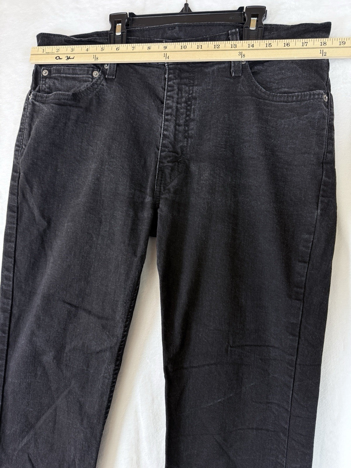 Levis 511 38x32 Jeans Mens Slim Stretch Black