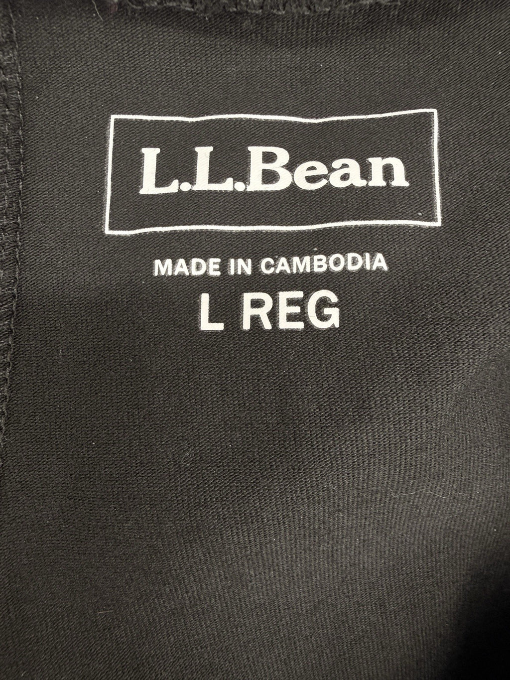 LL Bean Perfect Fit Pants XL Black Straight Leg Knit Pull On Womens