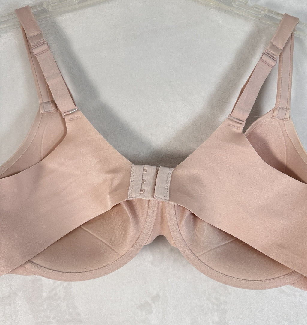 Bali Bra 42C Pink Underwire No Show Support DF0085