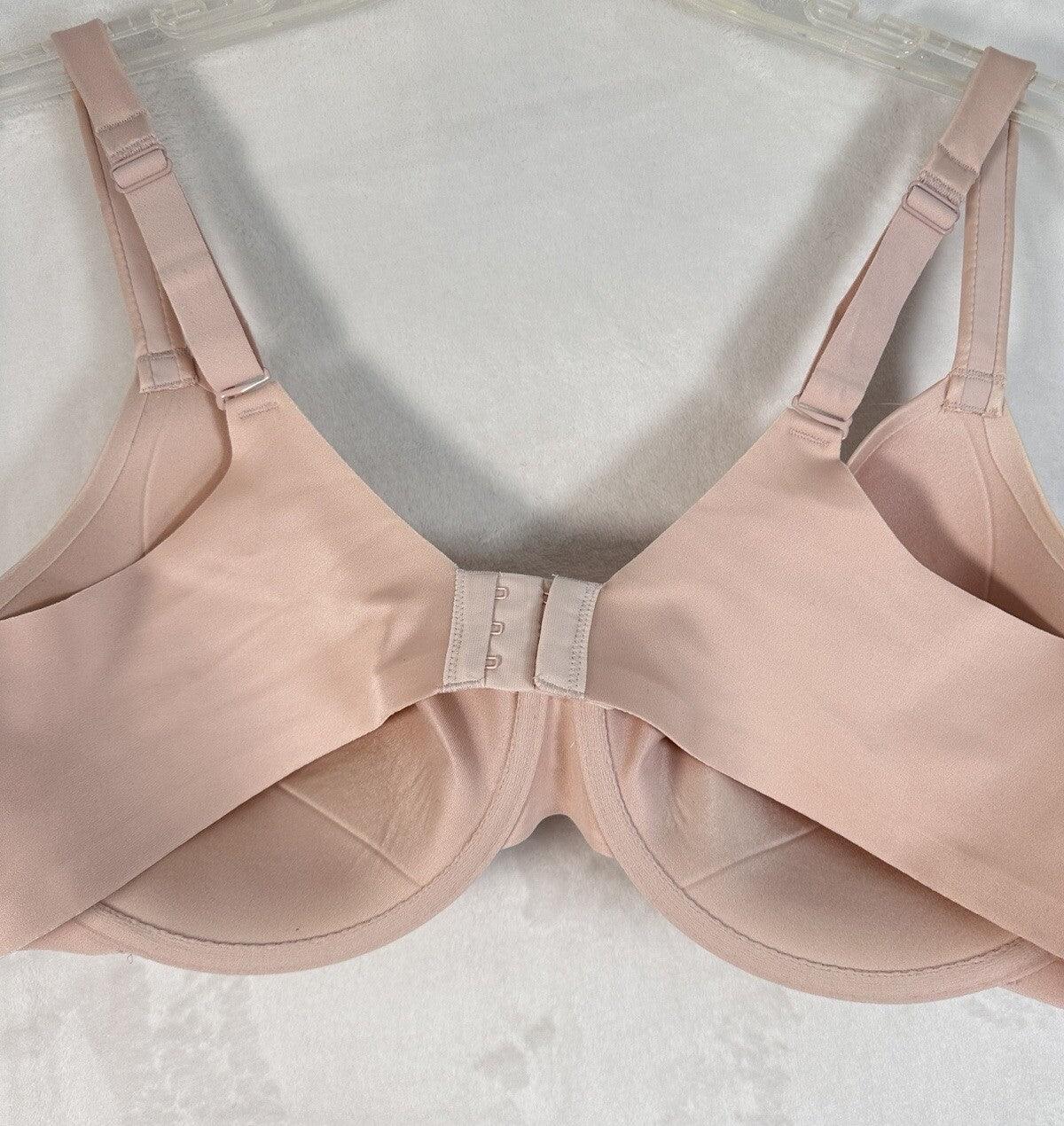 Bali Bra 42C Pink Underwire No Show Support DF0085